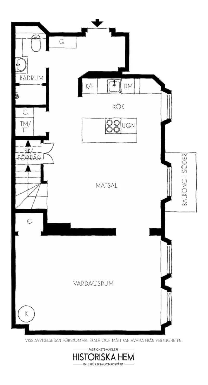 Légères touches pastel et mansarde : appartement à deux niveaux en Suède - Gallery image 32
