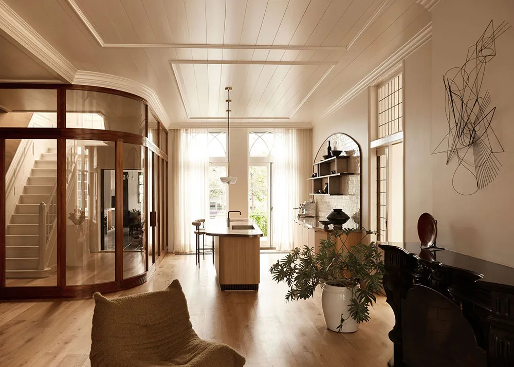 एम्स्टर्डम के उपनगरों में “आर्ट डेको” शैली के साथ सुंदर आंतरिक डिज़ाइन - Gallery image 3