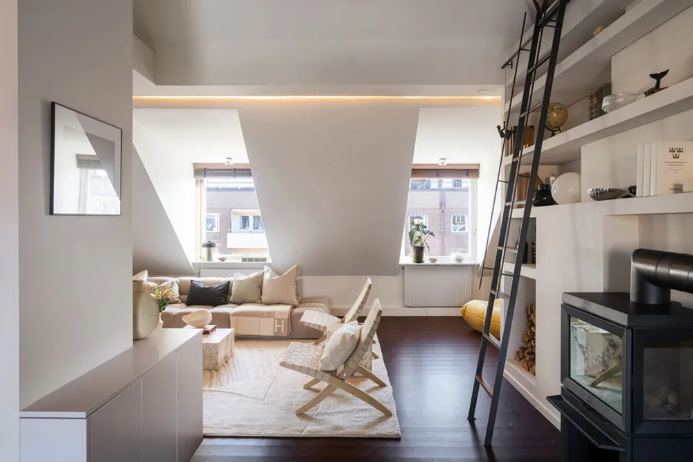 Luxury Interior of a Mansard Apartment in Stockholm - Gallery image 7
