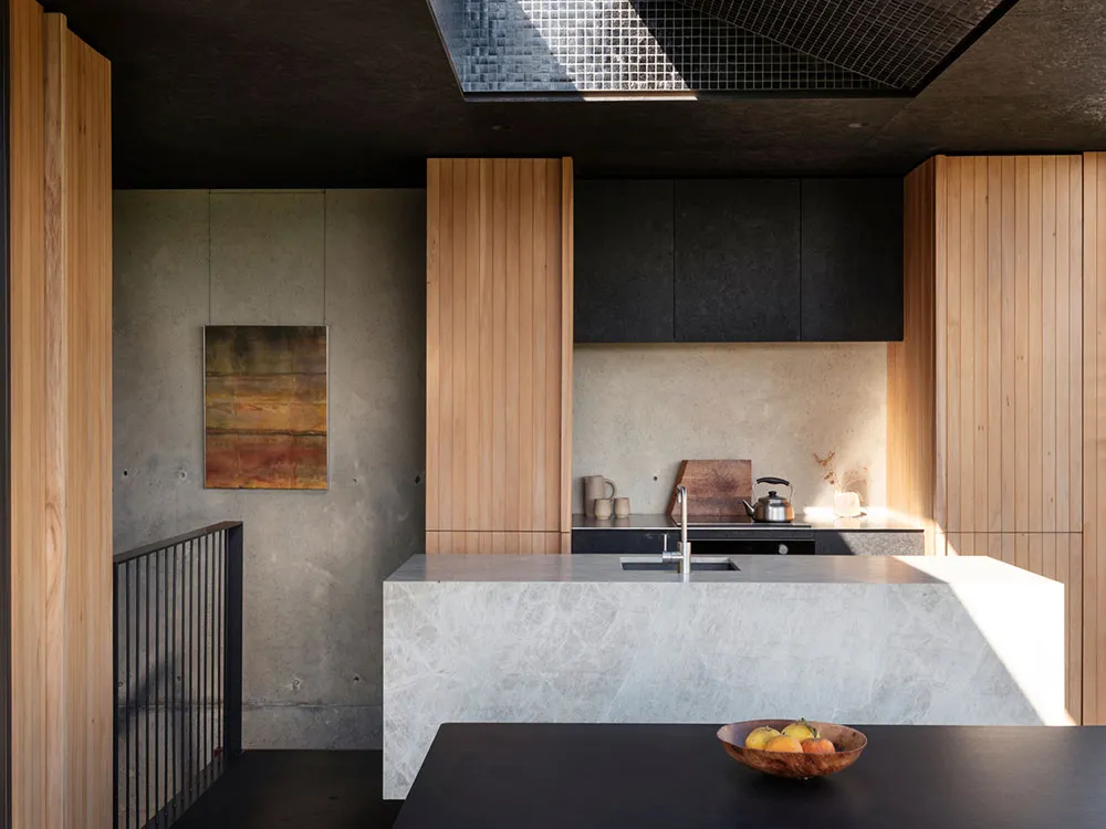 Kleines modernes Haus auf einem Hügel in Neuseeland - Gallery image 14