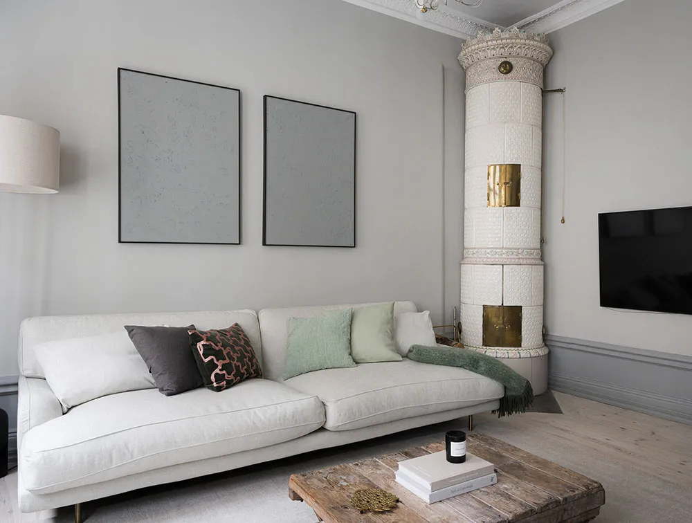 Красивый скандинавский интерьер в серо-бежевых тонах (72 кв. м) - Gallery image 7