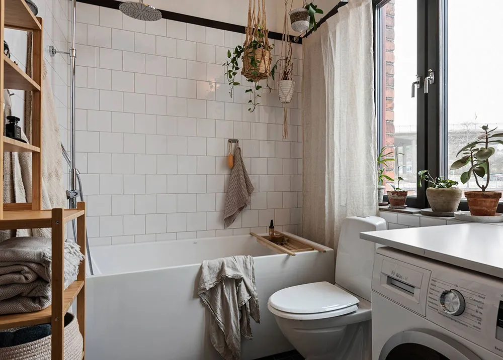 Atmospheric Gamma and Interesting Wall Decor in Swedish Apartment Design - Gallery image 19