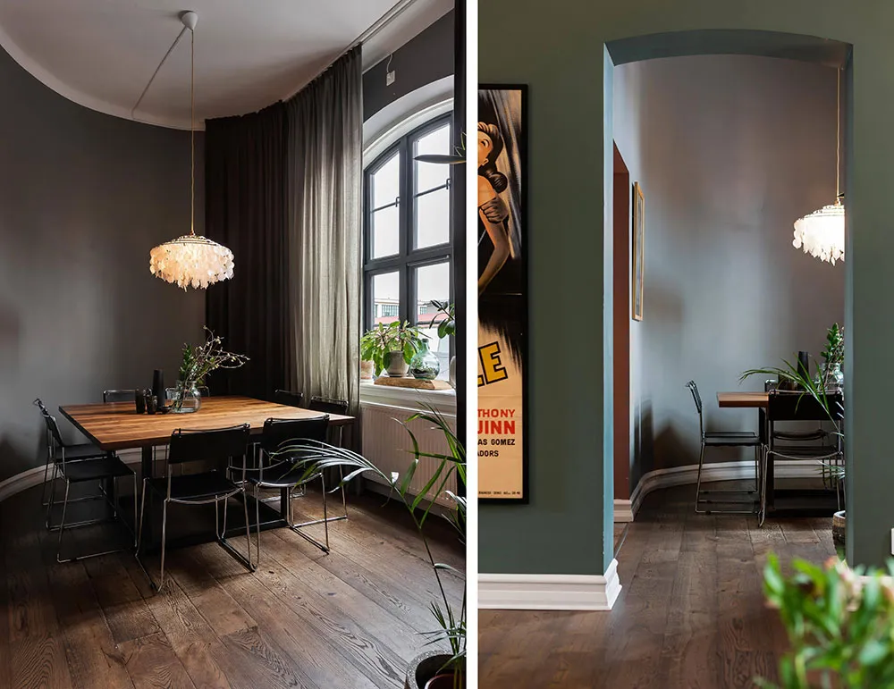 Atmospheric Gamma and Interesting Wall Decor in Swedish Apartment Design - Gallery image 7