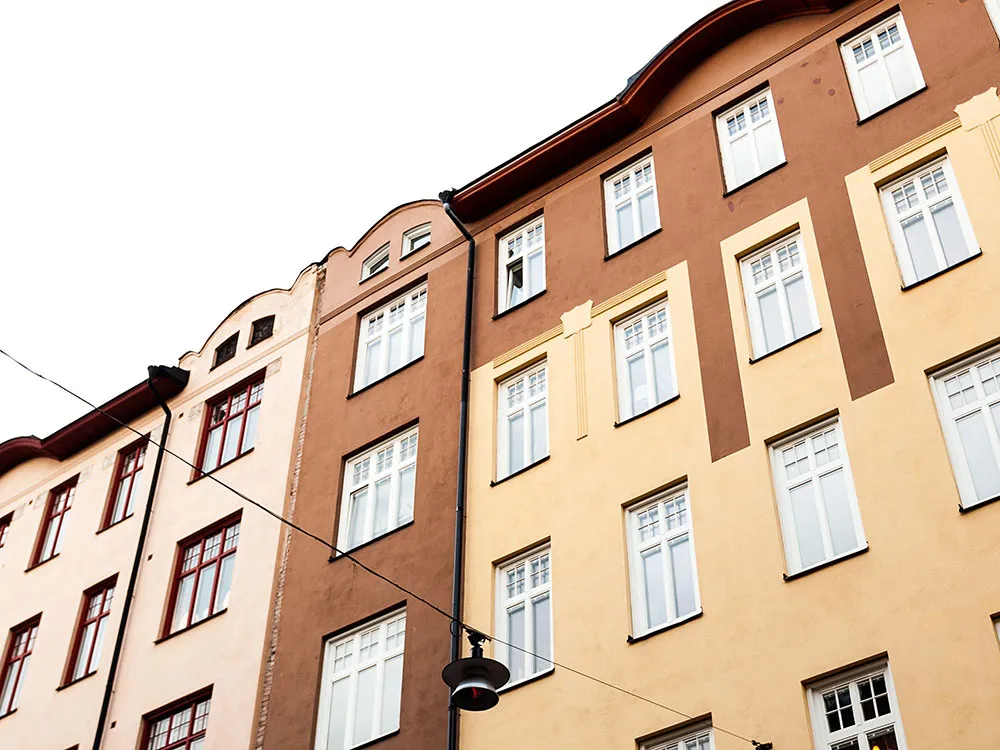 Légères touches pastel et mansarde : appartement à deux niveaux en Suède - Gallery image 31