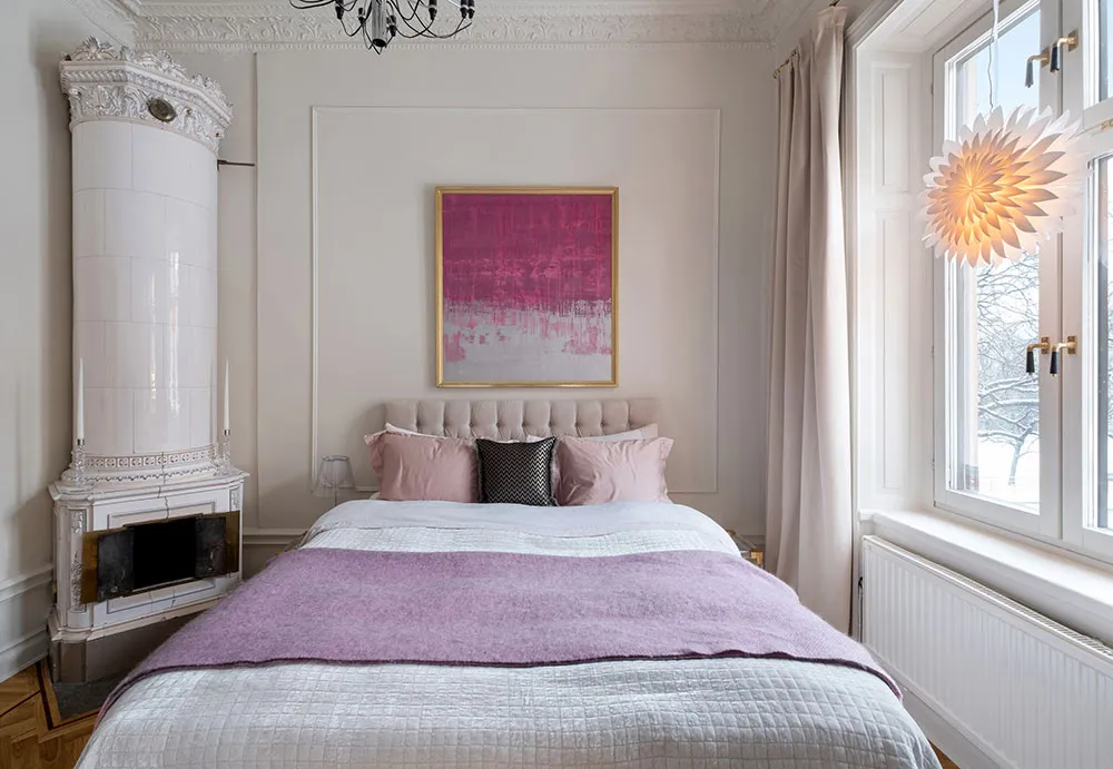 Techo pintado y ricura de molduras: la clásica moderna sueca - Gallery image 9