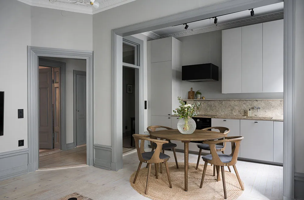 Красивый скандинавский интерьер в серо-бежевых тонах (72 кв. м) - Gallery image 4