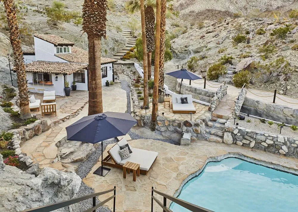 Schöne Villa im spanischen Stil in der kalifornischen Wüste, die am Wochenende ausgeliehen werden kann - Gallery image 21