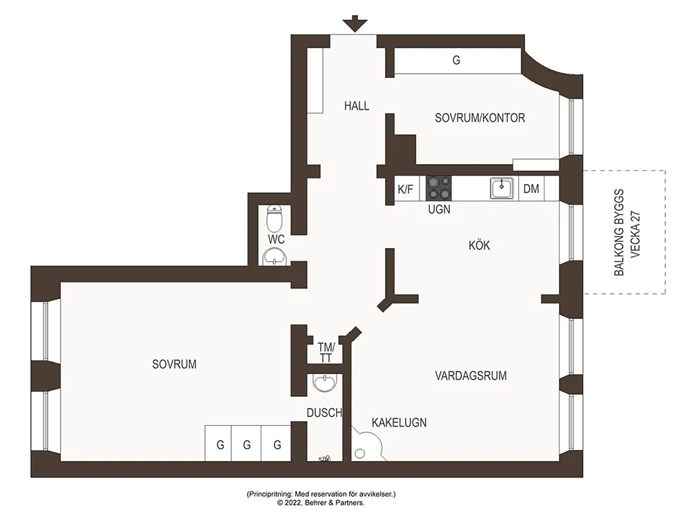 Красивый скандинавский интерьер в серо-бежевых тонах (72 кв. м) - Gallery image 21