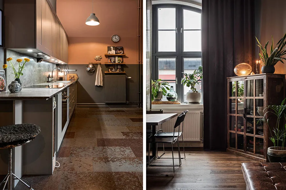 Atmospheric Gamma and Interesting Wall Decor in Swedish Apartment Design - Gallery image 11