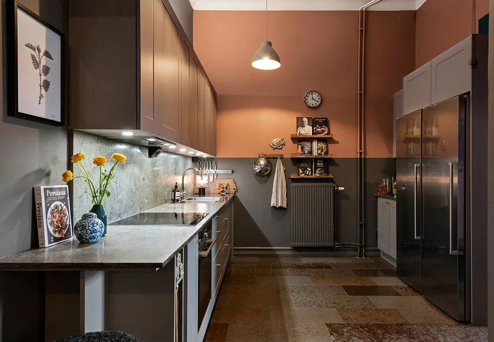 Atmospheric Gamma and Interesting Wall Decor in Swedish Apartment Design - Gallery image 16