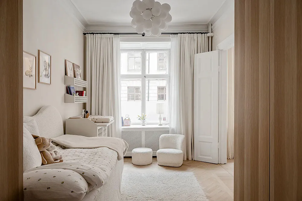 Weicher und eleganter Interior in Milchtonen in Schweden (75 qm) - Gallery image 4