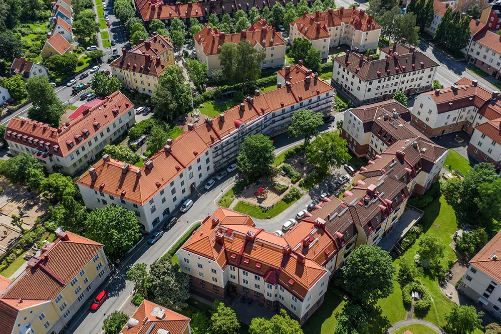 Schlafsofa in Punktmuster und Noten von gemütlichem Country-Stil: Wohnung in Göteborg (90 qm) - Gallery image 32