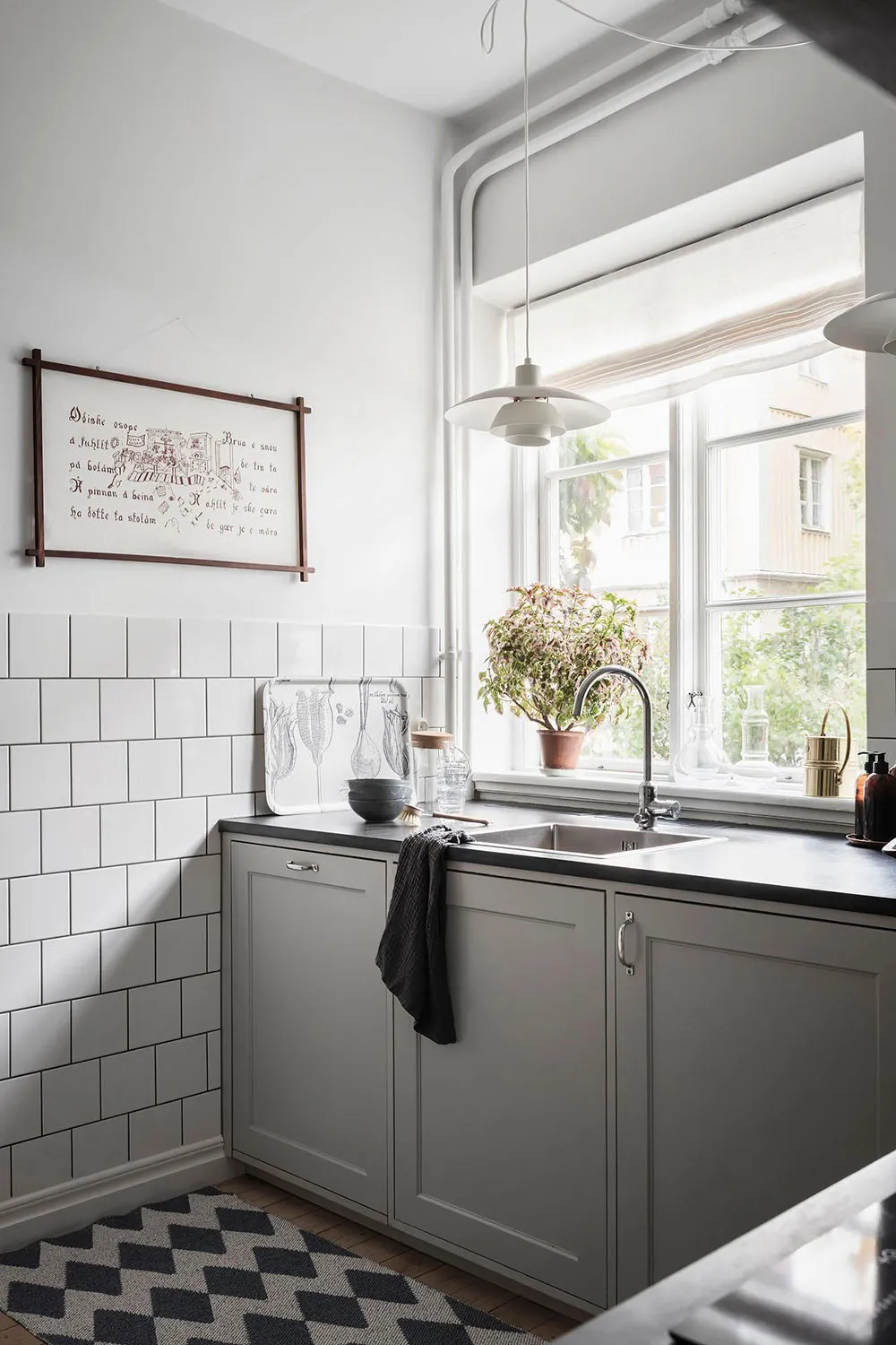 Appartement original avec sol d'échecs au rez-de-chaussée à Göteborg (93 m²) - Gallery image 12