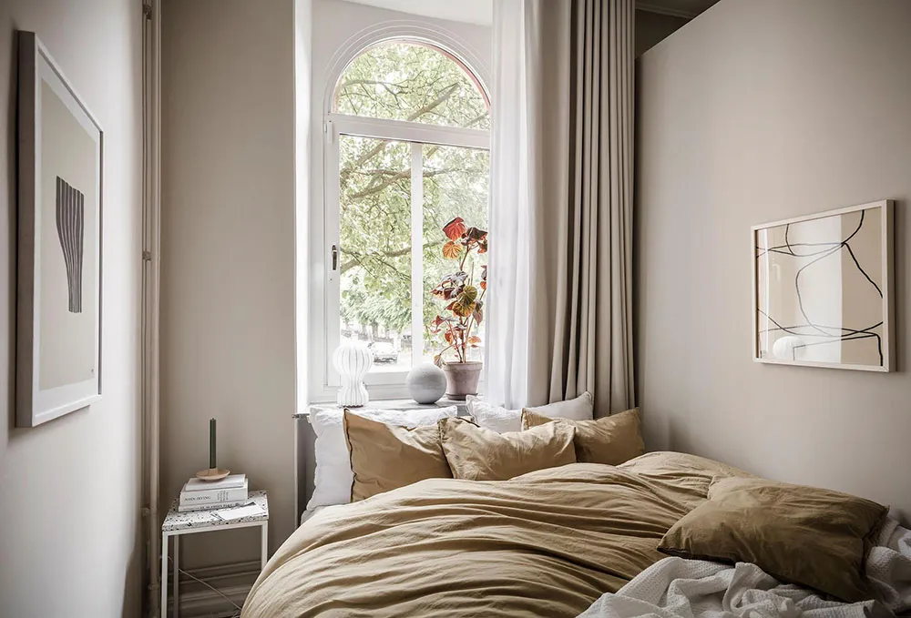 Красивая маленькая квартира с арочным окном в Швеции (36 кв. м) - Gallery image 18