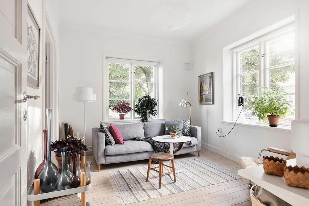 Appartement original avec sol d'échecs au rez-de-chaussée à Göteborg (93 m²) - Gallery image 17