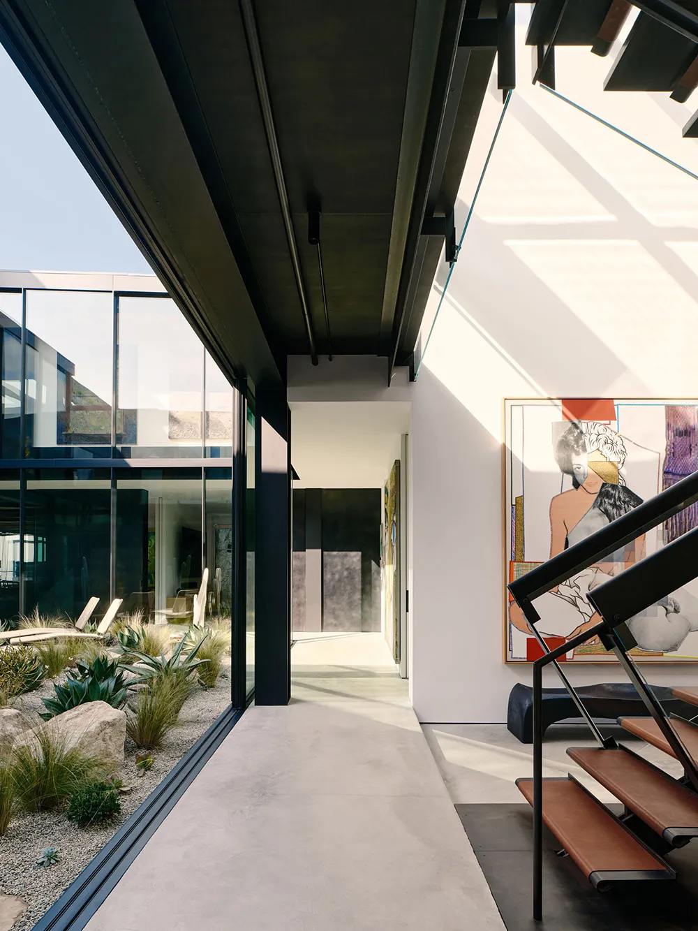 Beton, Glas und unendlicher Ozean: Villa in Kalifornien - Gallery image 11