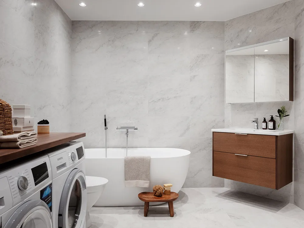 Приємний нейтральний інтер'єр у Швеції з теплими деталями (84 кв. м) - Gallery image 31