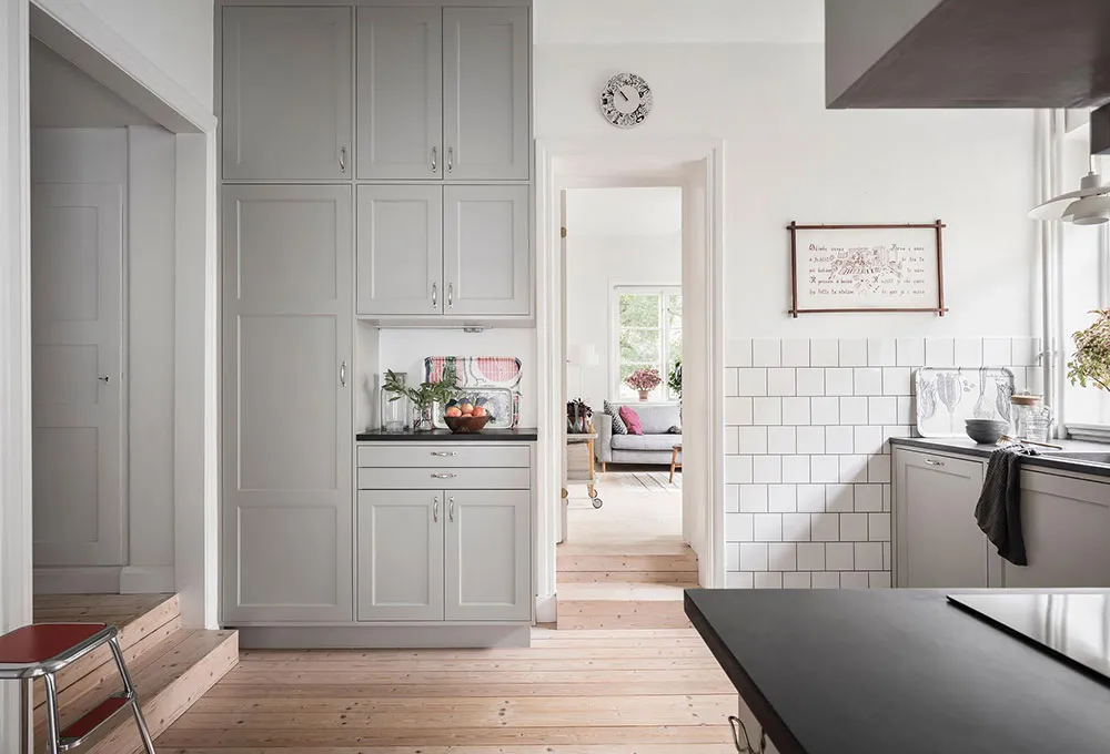 Appartement original avec sol d'échecs au rez-de-chaussée à Göteborg (93 m²) - Gallery image 11