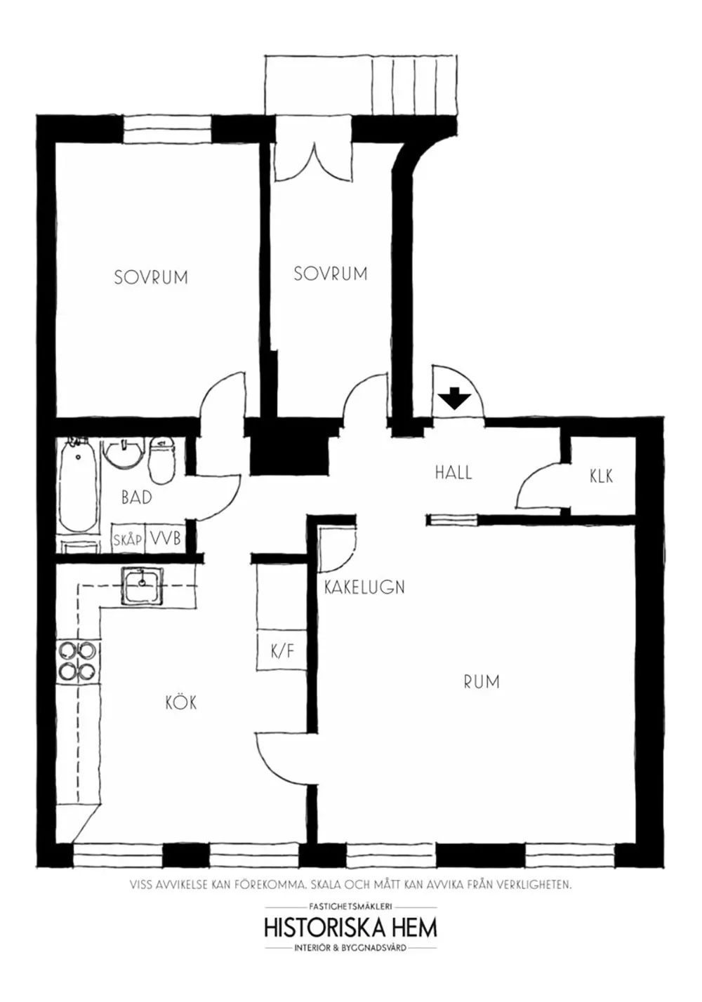 Drewniana piec i meble sztuczne: ciepły mieszkanie w Szwecji (78 m²) - Gallery image 33