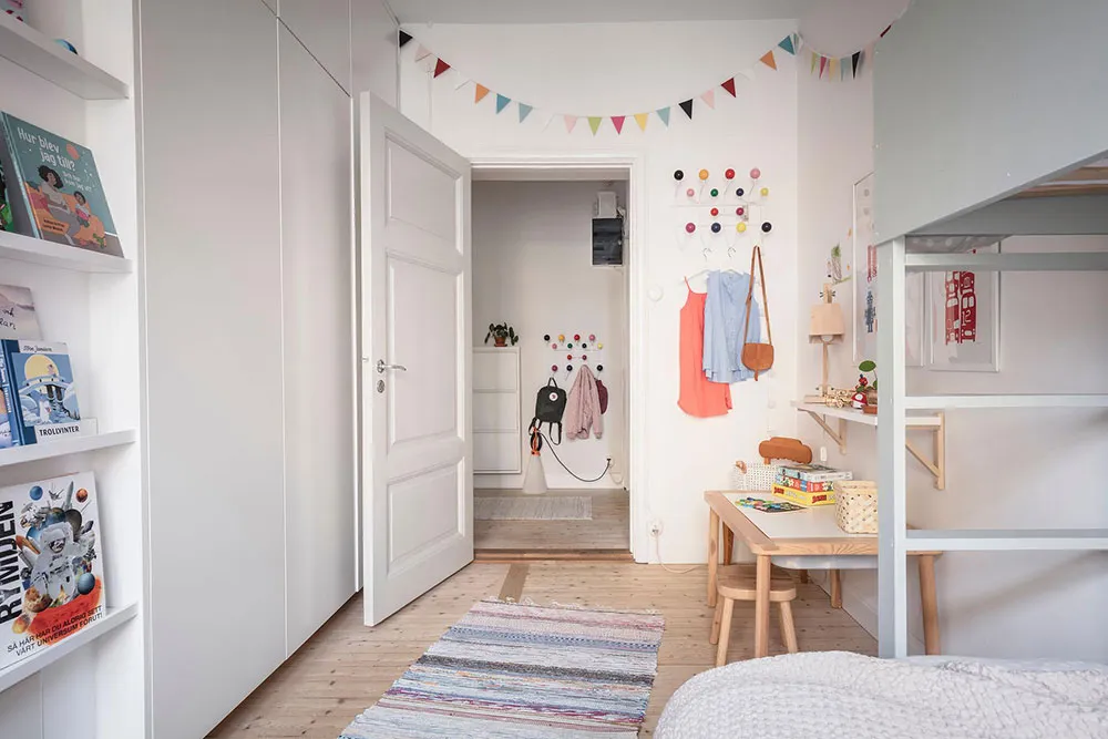 Appartement original avec sol d'échecs au rez-de-chaussée à Göteborg (93 m²) - Gallery image 27