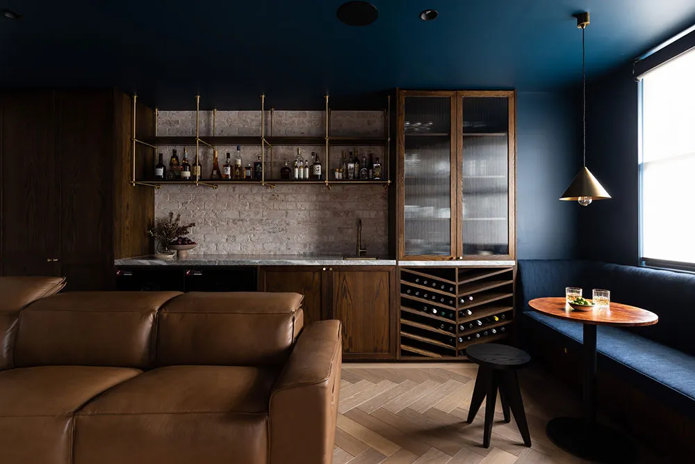 Weißer Backstein und grüne Akzente: Frischer Design-Stil eines Hauses in Sydney - Gallery image 13