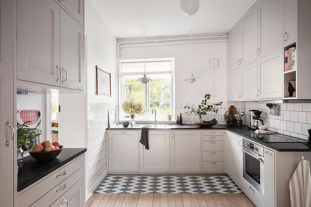 Appartement original avec sol d'échecs au rez-de-chaussée à Göteborg (93 m²) - Gallery image 13