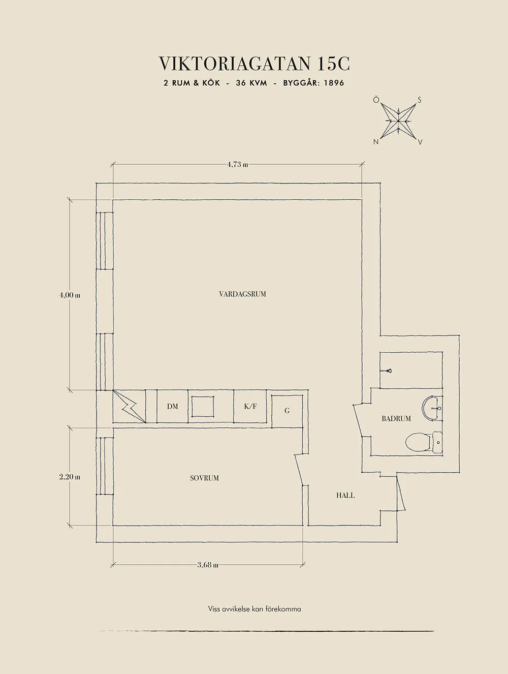 Красивая маленькая квартира с арочным окном в Швеции (36 кв. м) - Gallery image 31