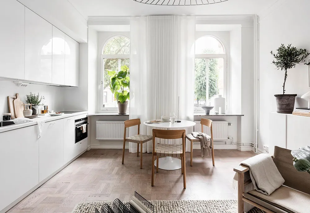 Красивая маленькая квартира с арочным окном в Швеции (36 кв. м) - Gallery image 2