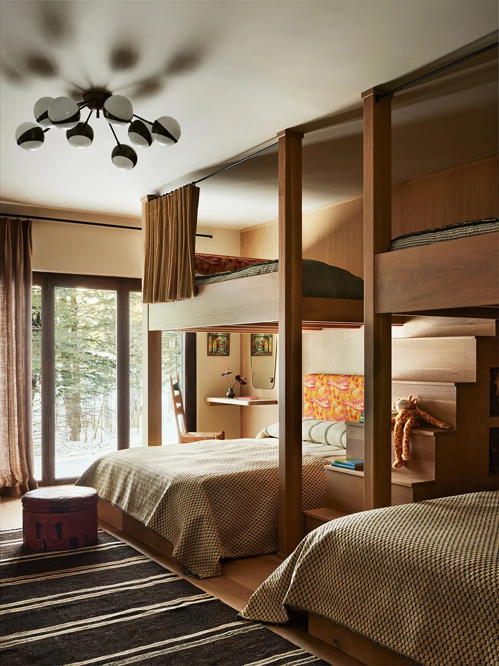 Eclectic Interior of a Log Cabin House in Colorado Mountains - Gallery image 14