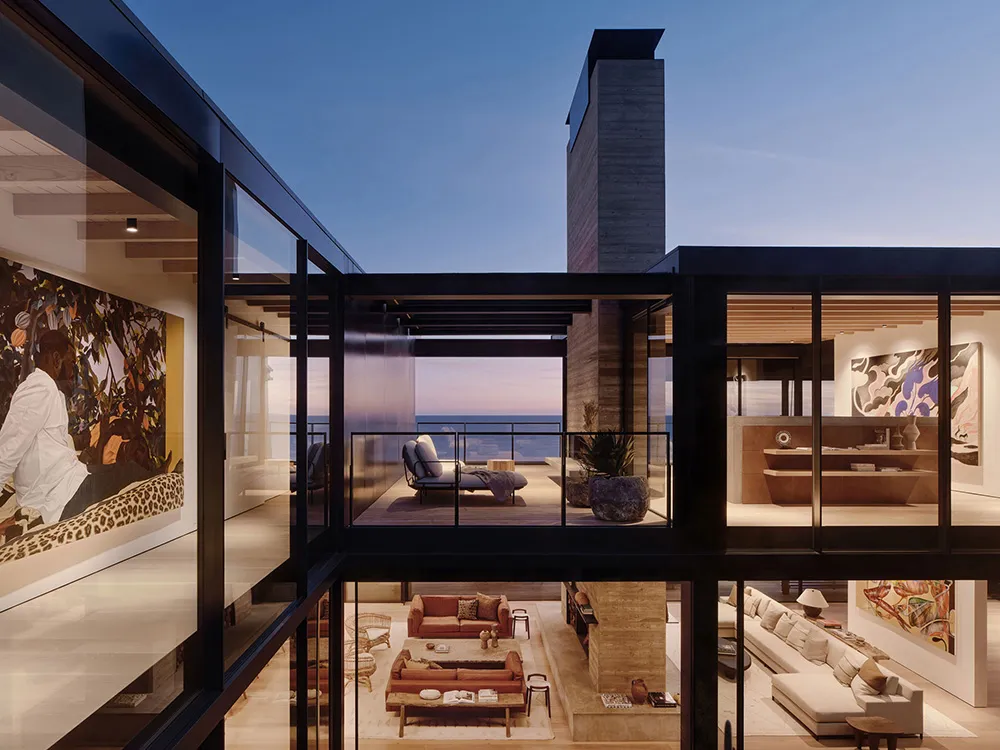 Beton, Glas und unendlicher Ozean: Villa in Kalifornien - Gallery image 15