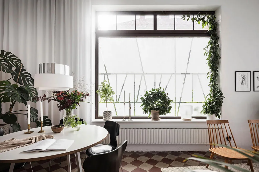 Appartement original avec sol d'échecs au rez-de-chaussée à Göteborg (93 m²) - Gallery image 4