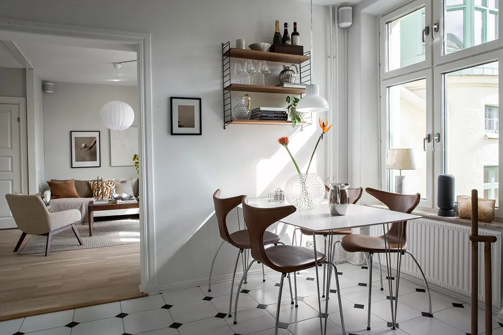 Intérieur scandinave doux, caressé par le soleil (49 m²) - Gallery image 12