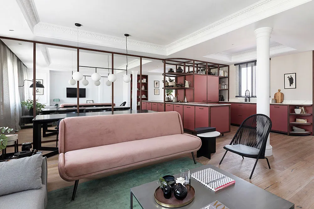 Elegante estilo mid-century en el diseño de un apartamento en Barcelona - Gallery image 4