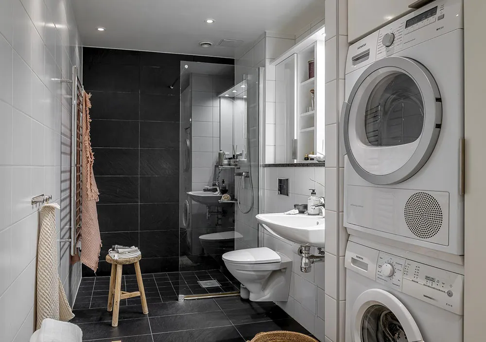 Настінна галерея та приємні прохолодні відтінки: квартира в Гетеборзі (63 кв. м) - Gallery image 25