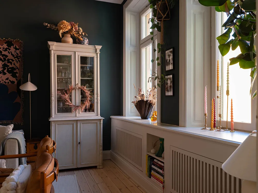 Atmosphärische Wohnzimmer und rosa Schlafzimmer: Wohnung in Stockholm (83 qm) - 4