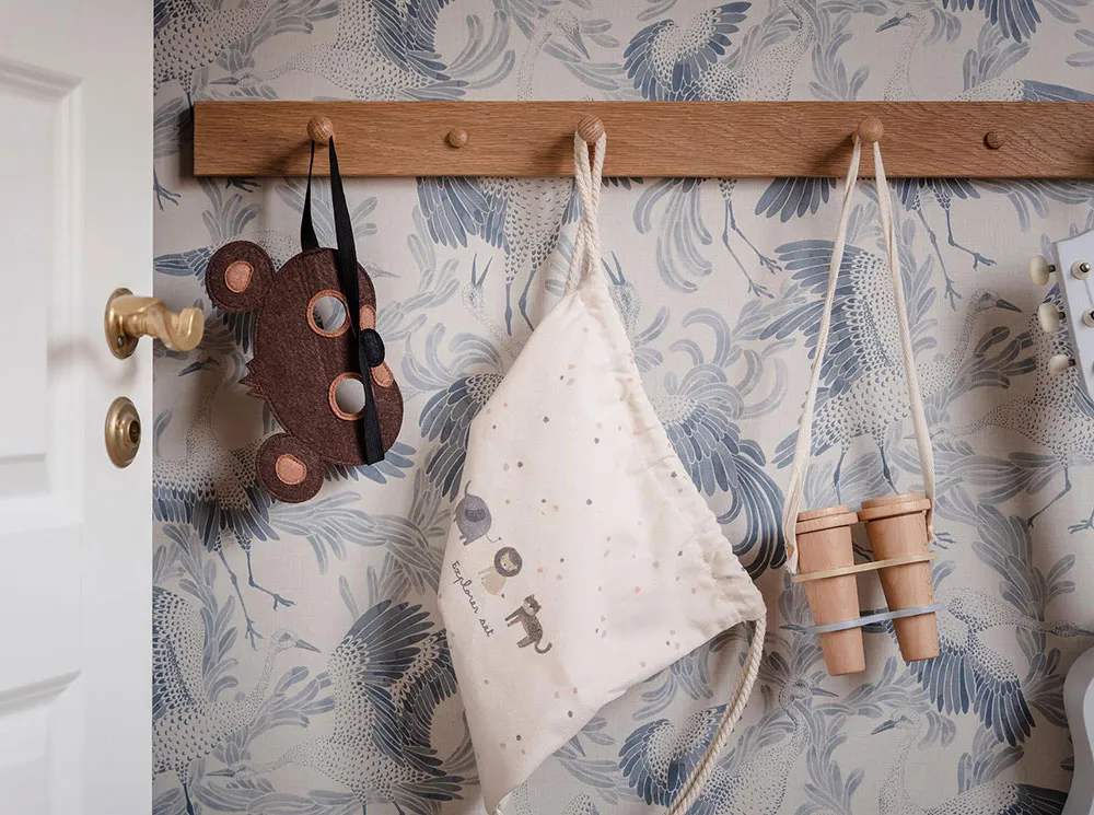 Schlafsofa in Punktmuster und Noten von gemütlichem Country-Stil: Wohnung in Göteborg (90 qm) - Gallery image 23