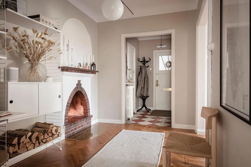 Schlafsofa in Punktmuster und Noten von gemütlichem Country-Stil: Wohnung in Göteborg (90 qm) - Gallery image 26