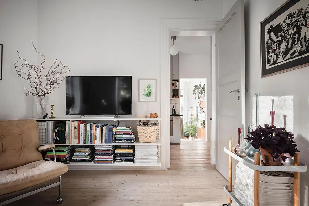 Appartement original avec sol d'échecs au rez-de-chaussée à Göteborg (93 m²) - Gallery image 18