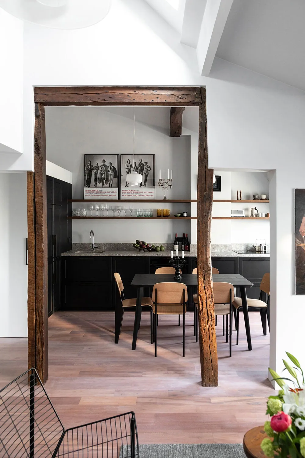 Increíble apartamento blanco y negro en ático en París (45 m²) - Gallery image 4