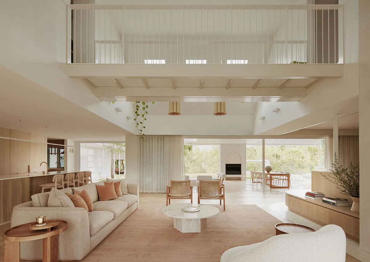 Moderne Architektur in Einklang mit Natur und warme Innenausstattungen im Haus in Australien - 1