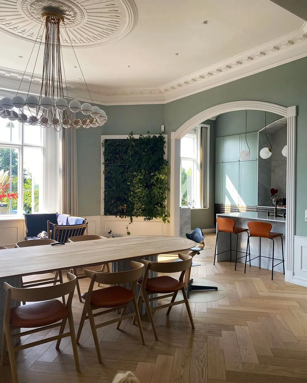 Красиві інтер'єри розкішної історичної вілли в Данії - Gallery image 7