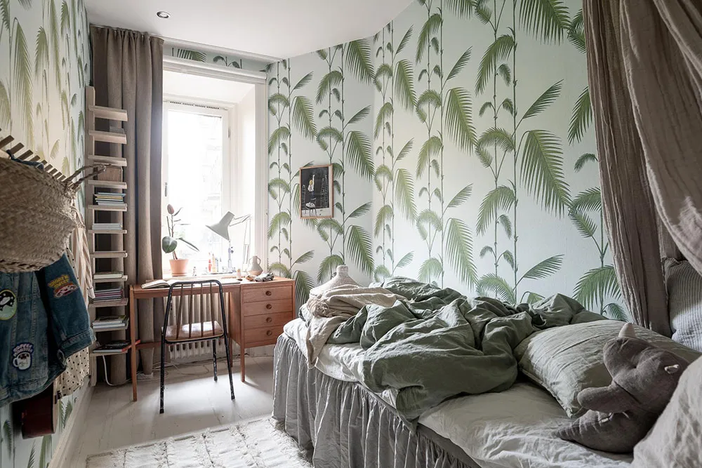 Szwedzki mieszkanie z ciekawym wnętrzem (100 m²) - Gallery image 22