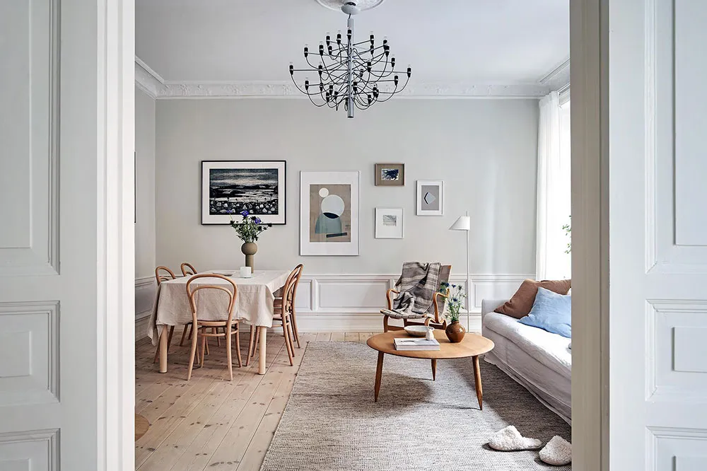 Jasna kwatera w Gotenborgu z odświeżającymi akcentami w paletie kolorów - Gallery image 9