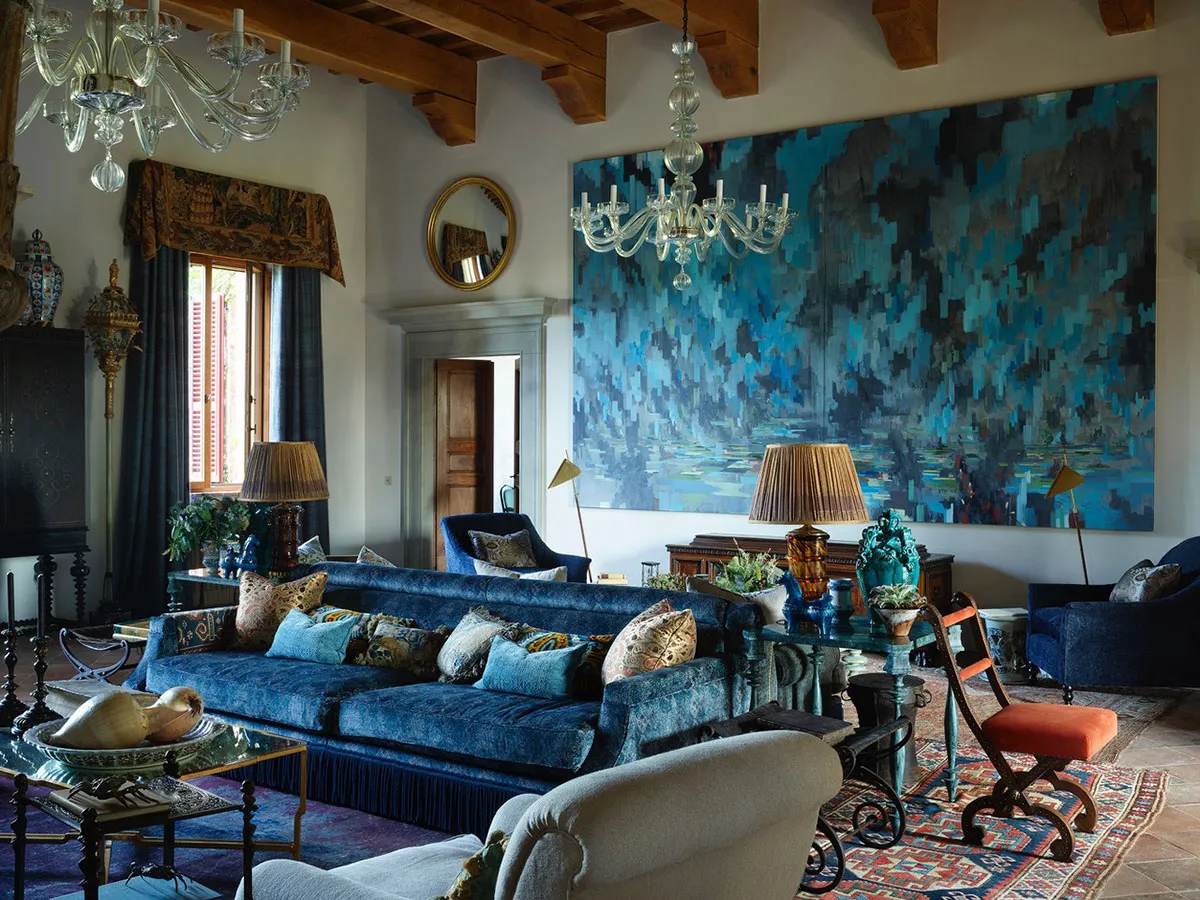 Великолепные интерьеры старинной каменной виллы в Тоскане - Gallery image 2