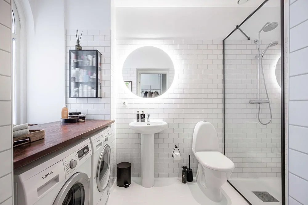 Квартира со спальней за стеклом в доме 19 века в Гетеборге (58 кв. м) - Gallery image 21