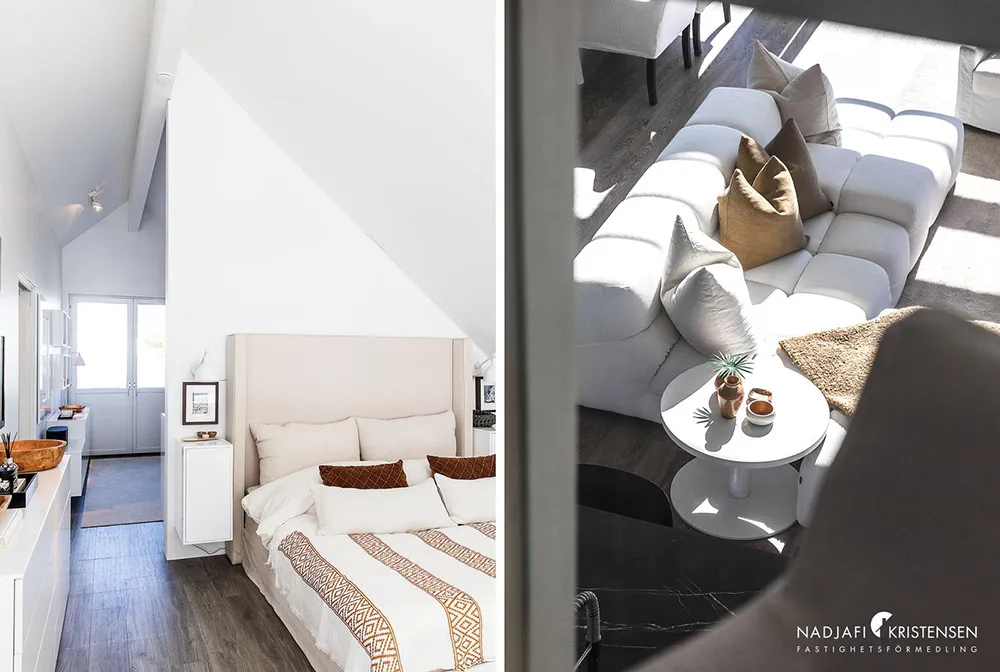 Casa escandinava moderna en la costa del mar - Gallery image 14