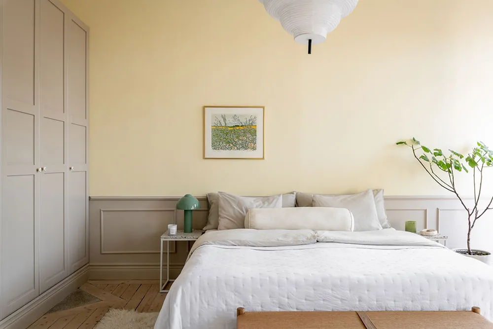 Appartement cosy dans des tons sableux à Stockholm - Gallery image 8