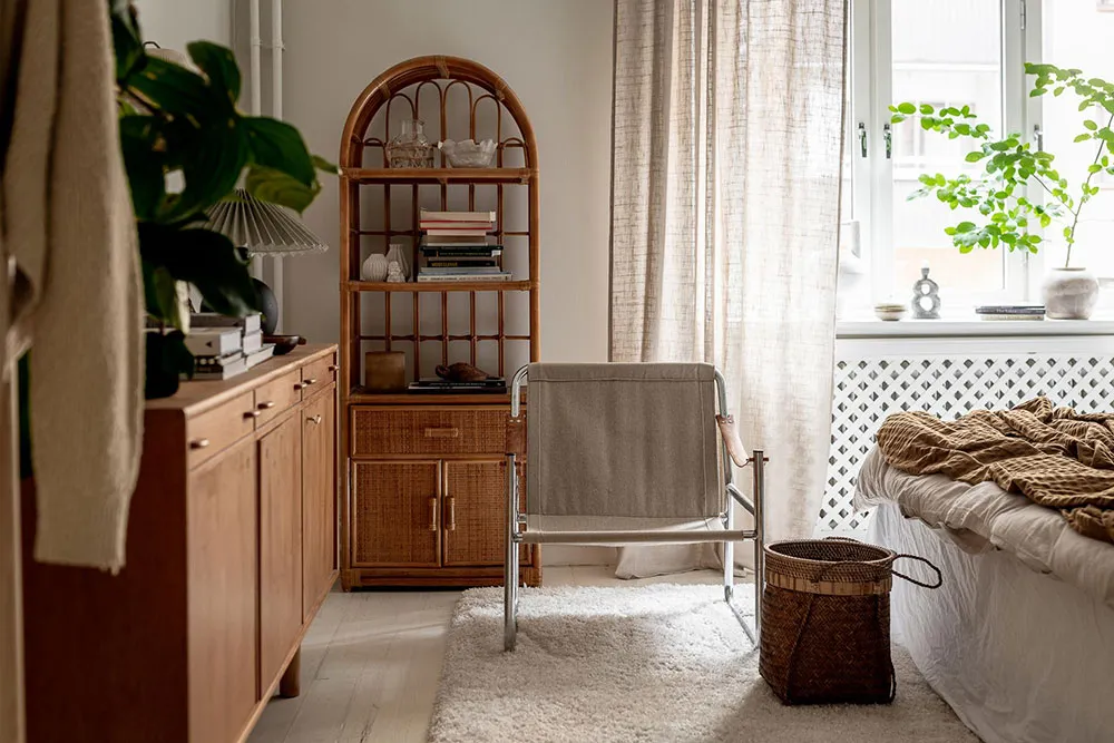 Szwedzki mieszkanie z ciekawym wnętrzem (100 m²) - Gallery image 15