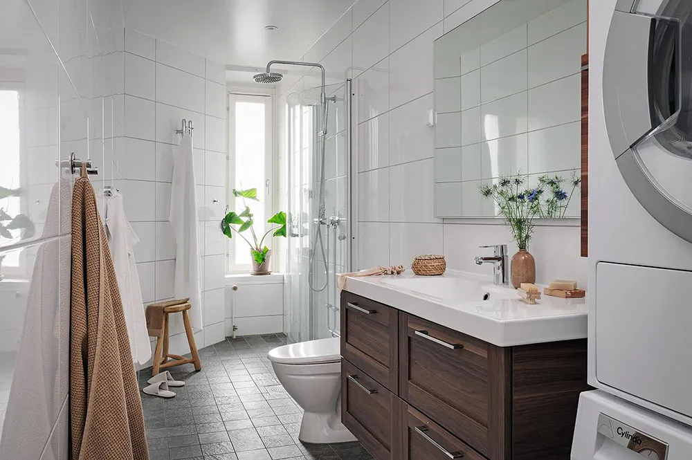 Jasna kwatera w Gotenborgu z odświeżającymi akcentami w paletie kolorów - Gallery image 28