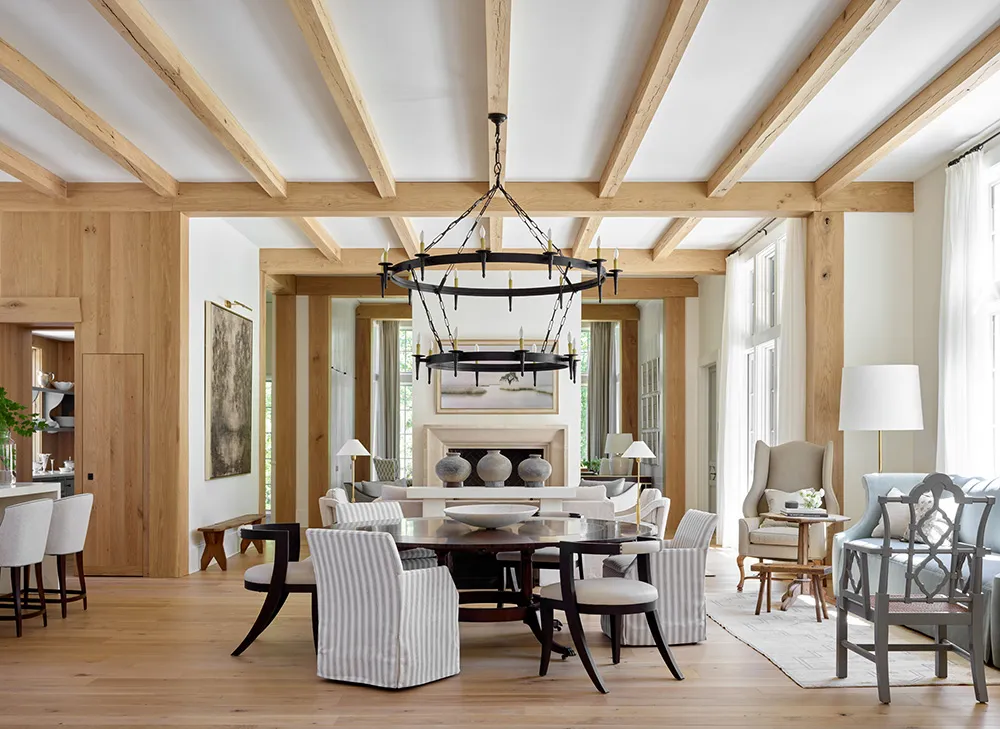 High Ceilings and Elegant Natural Design with Fresh Notes: House in the USA - 3